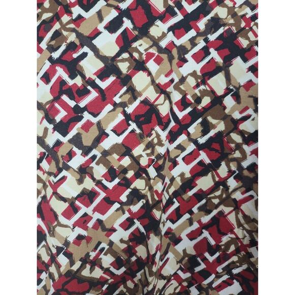 J.Jill Wherever Collection Top M Petite Womens 3/4 Sleeve Multicolor Geometric - Picture 4 of 10